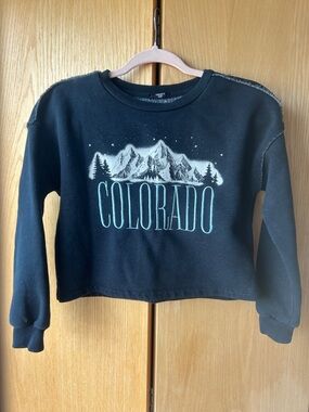Forever 21 kids Colorado Graphic Crewneck Sweatshirt - Black